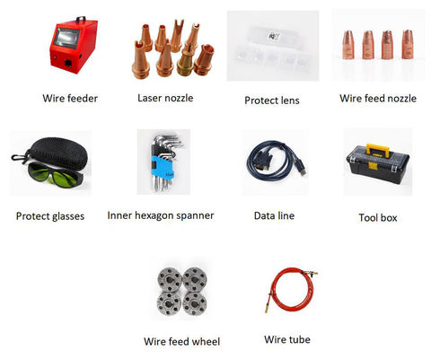 1000W 1500W 2000W 3000W Laser Cleaner Welder Cutter Fiber Untuk Baja Tahan Karat/Aluminium/Baja Karbon/Tembaga