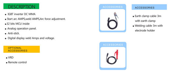 3*380V Manual Metal Arc Welders for Welding Mma Welders DC MMA Welding Machine